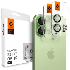 Apple iPhone 16 Plus kaitseklaas  SPIGEN OPTIK PRO GLAS.TR ”EZ FIT” CAMERA PROTECTOR 2-PACK