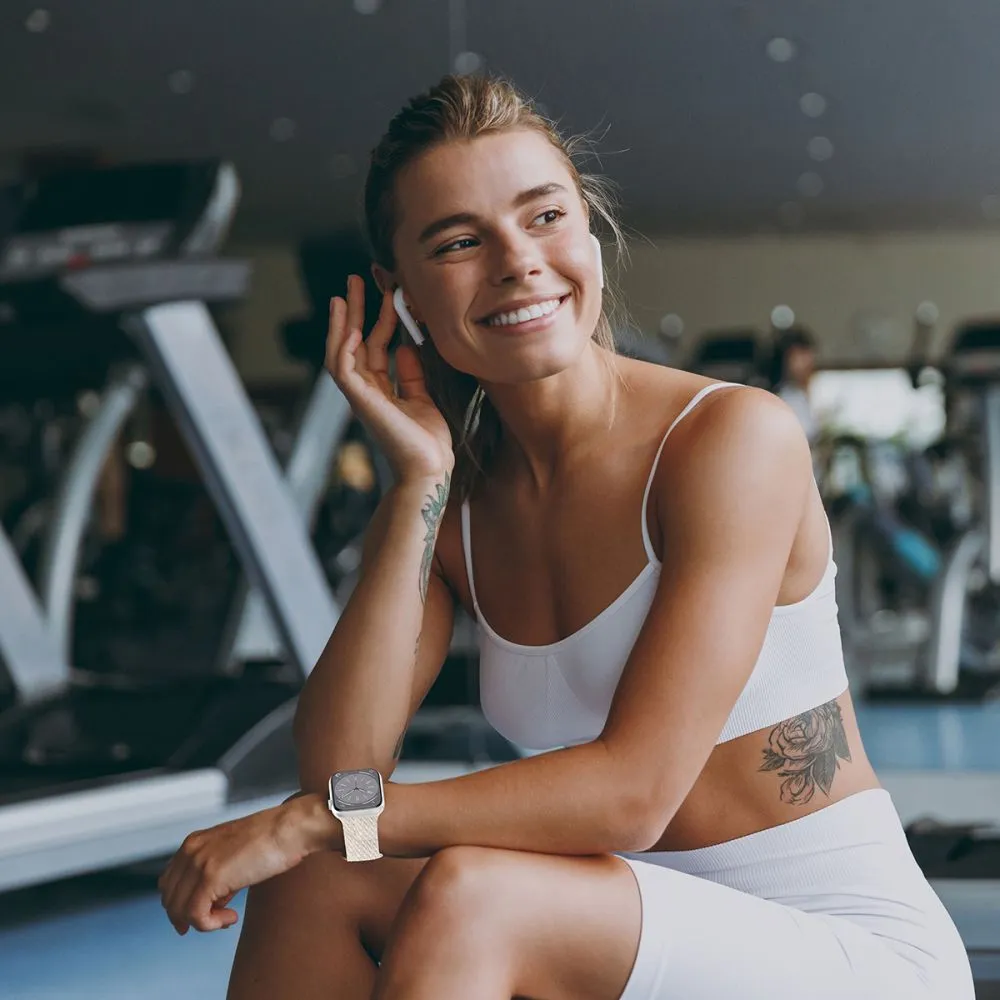 Apple Watch 10 / 11 Älykellon rannekkeet musta TECH-PROTECT NYLONMAG (42 MM)