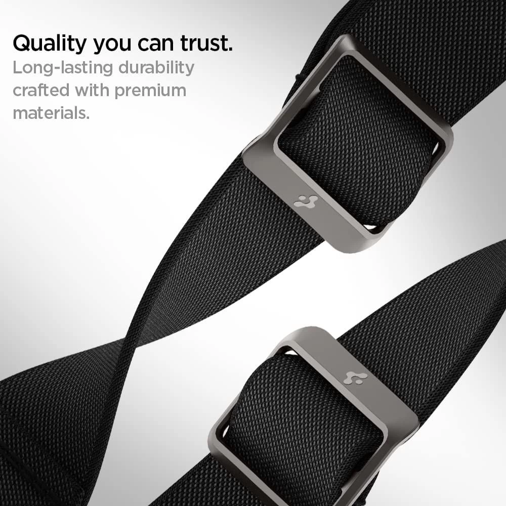Apple Watch 10 / 11 Nutikellade rihmad must SPIGEN FIT LITE (46 MM)