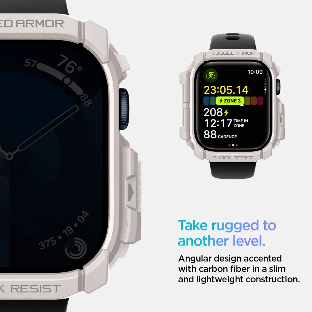 Apple Watch 10 dėklas  SPIGEN RUGGED ARMOR (46 MM)