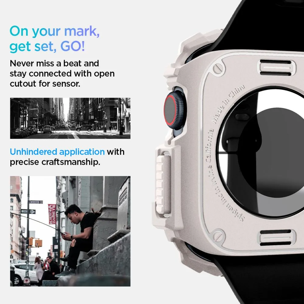 Apple Watch 10 dėklas  SPIGEN RUGGED ARMOR (46 MM)