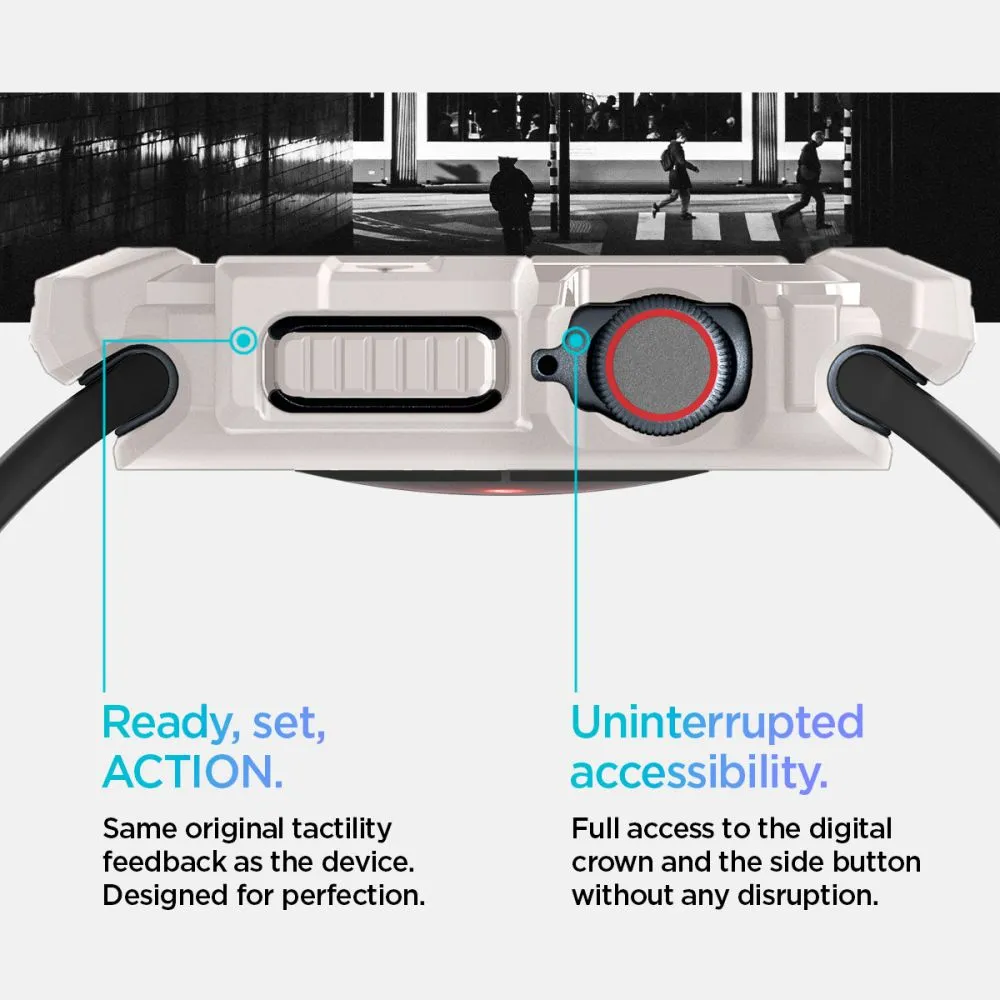 Apple Watch 10 dėklas  SPIGEN RUGGED ARMOR (46 MM)