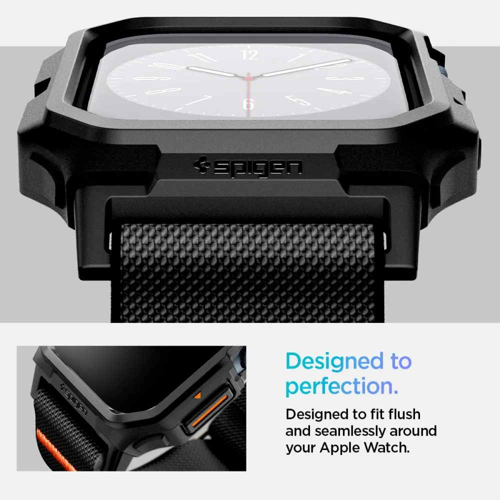 Apple Watch 10 dirželis Juoda SPIGEN LITE FIT ”PRO” (46 MM)