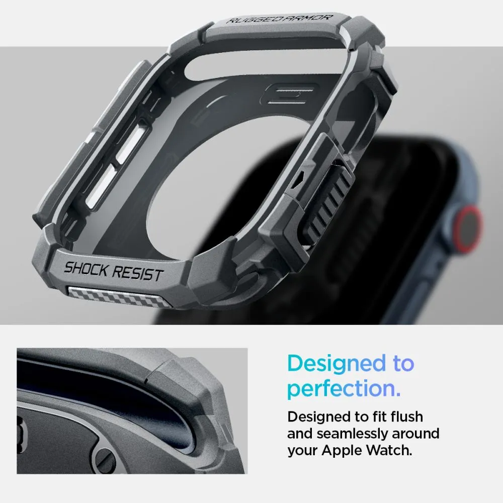 Apple Watch 10 dėklas pilkas SPIGEN RUGGED ARMOR  (46 MM)