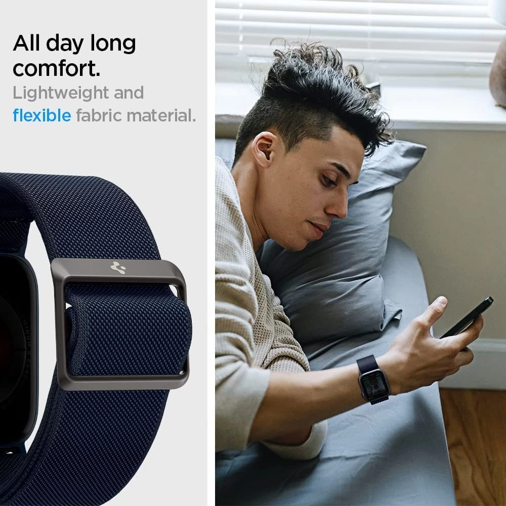 Apple Watch 10 dirželis mėlyna SPIGEN FIT LITE (46 MM)