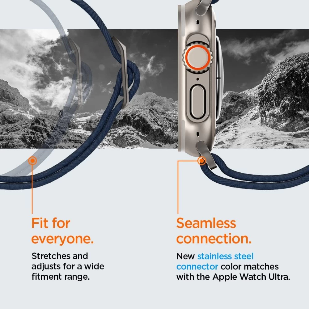Apple Watch 10 dirželis mėlyna SPIGEN FIT LITE ULTRA (46 MM)