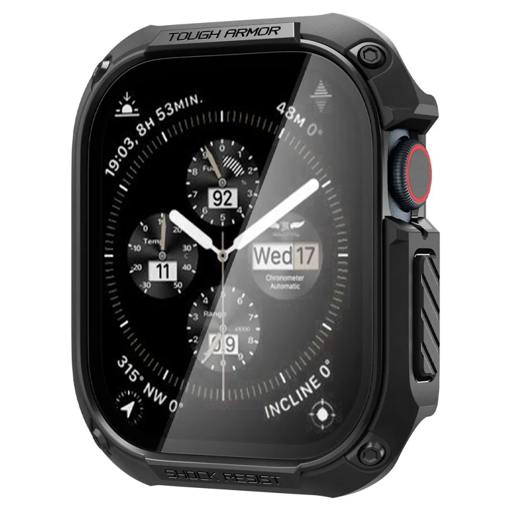 Apple Watch 10 / 11 skal, fodral svart SPIGEN TOUGH ARMOR (46 MM)