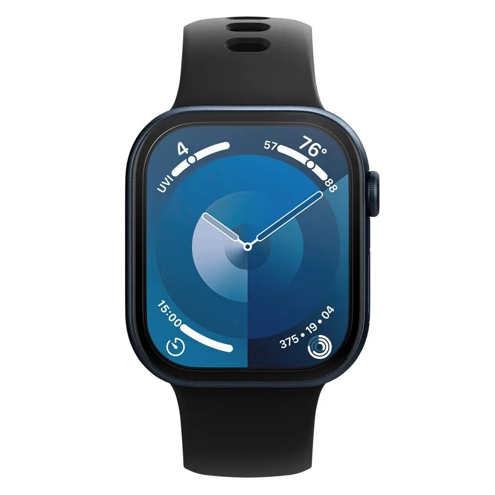 Apple Watch 10 apsauginis stiklas SPIGEN ELITE SHIELD ”EZ FIT” 2-PACK (46 MM)