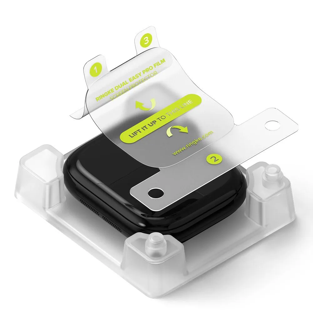 Apple Watch 10 apsauginis stiklas RINGKE DUAL EASY PRO 2-PACK (46 MM)
