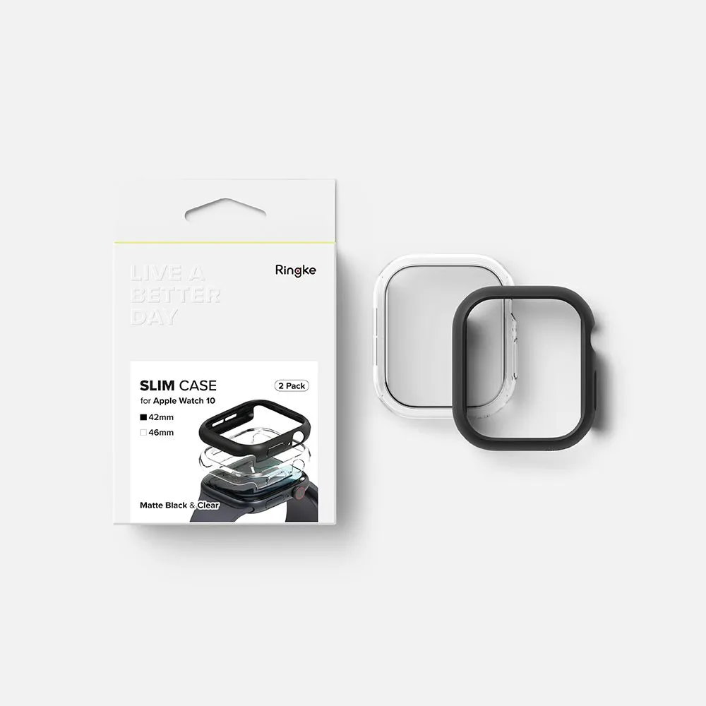 Apple Watch 10 dėklas RINGKE SLIM 2-PACK (42 MM)