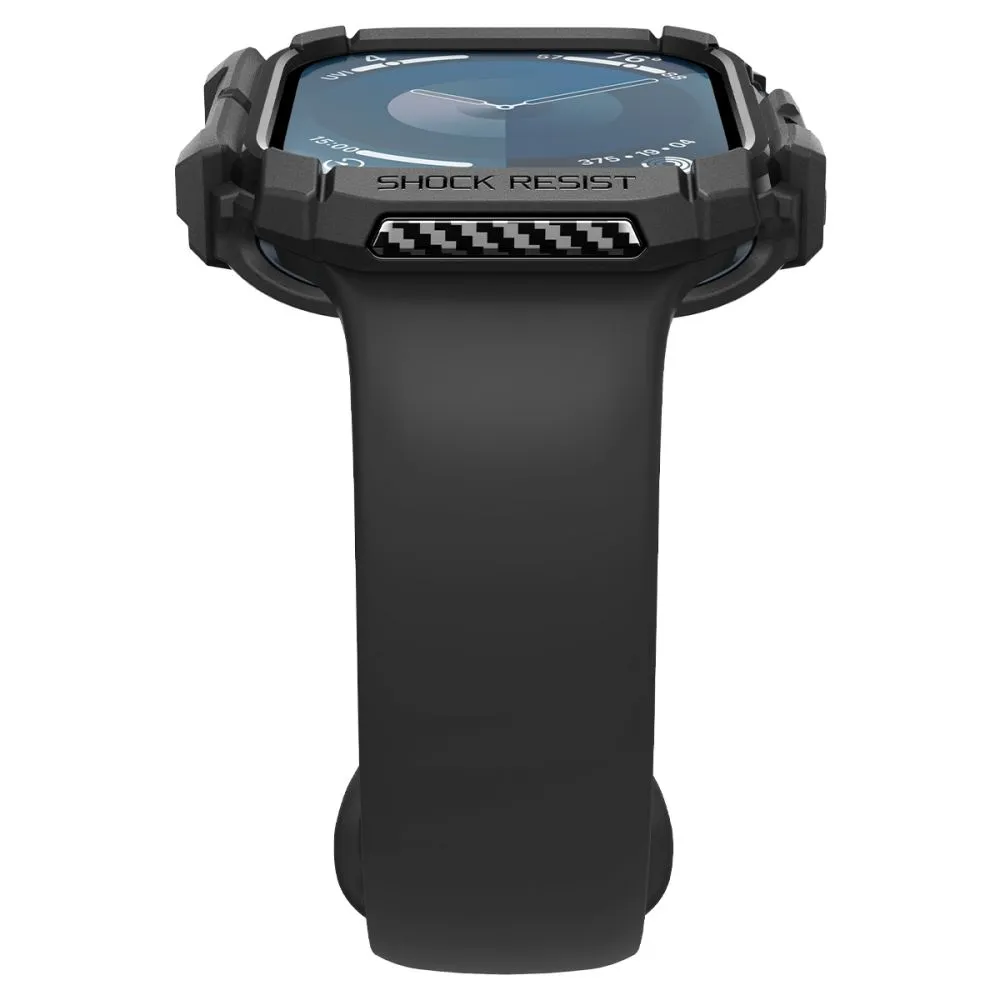 Apple Watch 10 dėklas Juoda SPIGEN RUGGED ARMOR (42 MM)