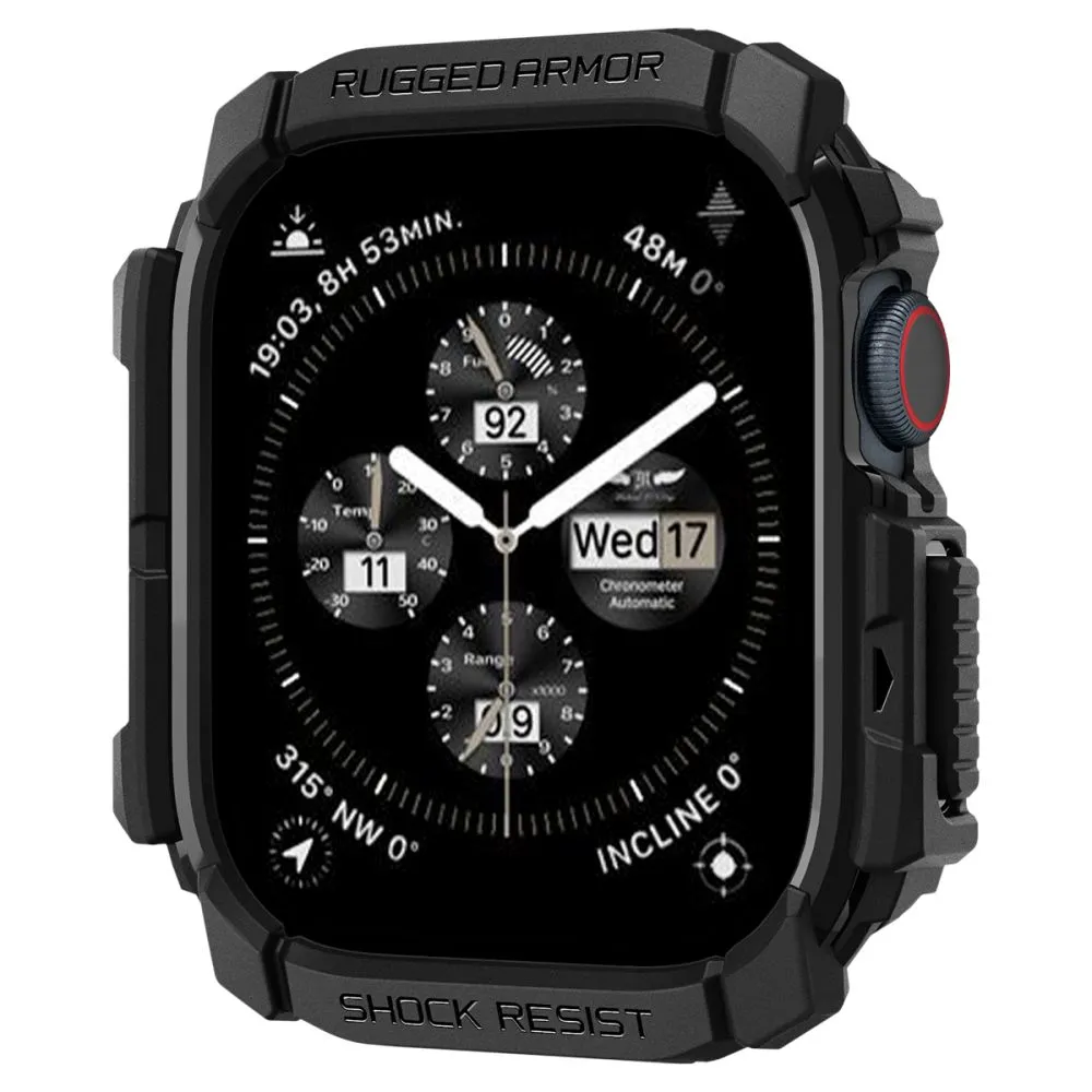 Apple Watch 10 dėklas Juoda SPIGEN RUGGED ARMOR (42 MM)