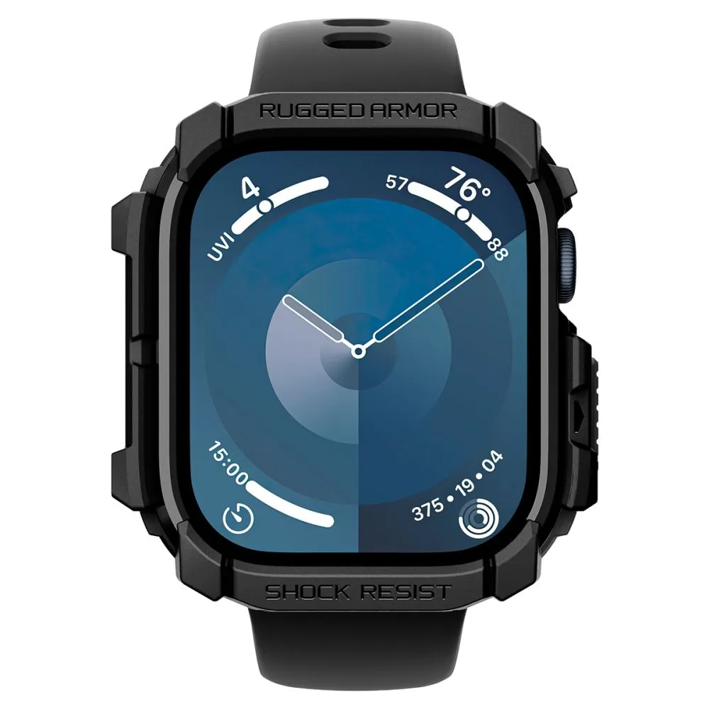 Apple Watch 10 dėklas Juoda SPIGEN RUGGED ARMOR (42 MM)