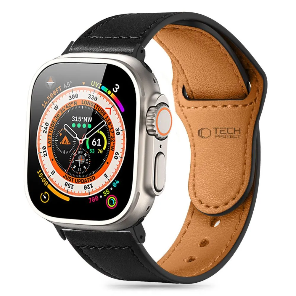 Apple Watch 10 dirželis Juoda TECH-PROTECT NATURALFIT (42 MM)