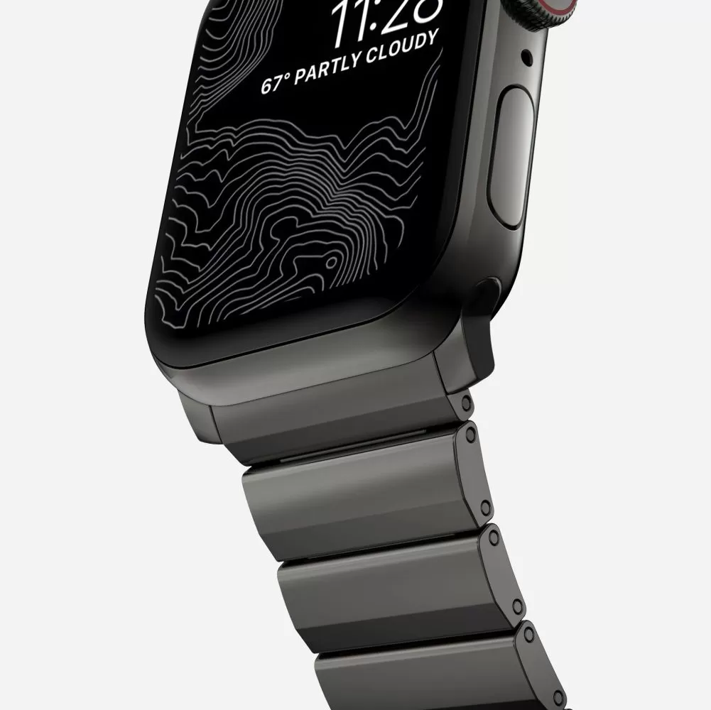 Apple Watch 10 dirželis Juoda TECH-PROTECT STEELBAND (46 MM)