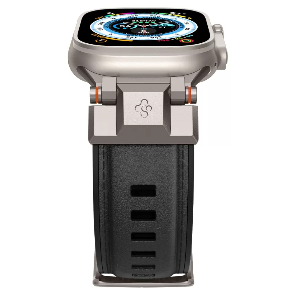 Apple Watch 10 dirželis Juoda SPIGEN DURAPRO ARMOR PU (46 MM)