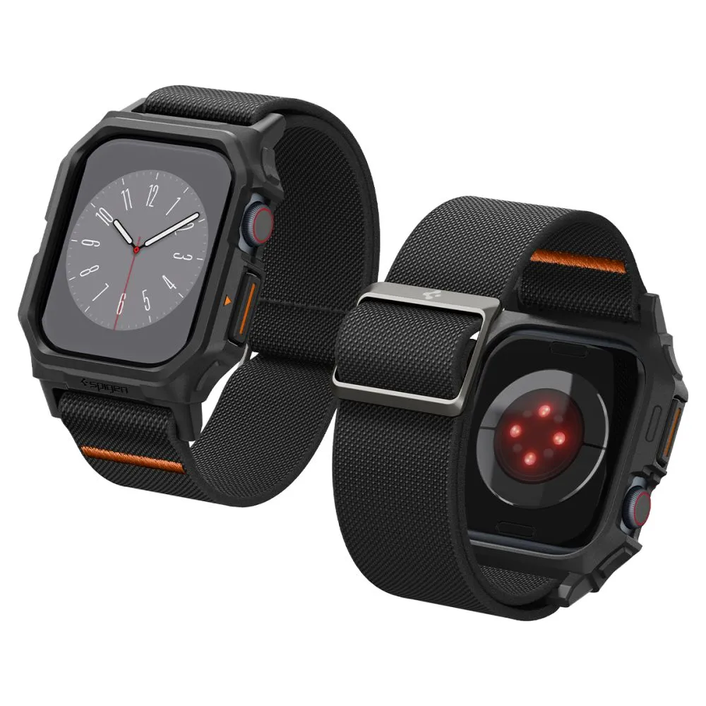 Apple Watch 10 dirželis Juoda SPIGEN LITE FIT ”PRO” (46 MM)