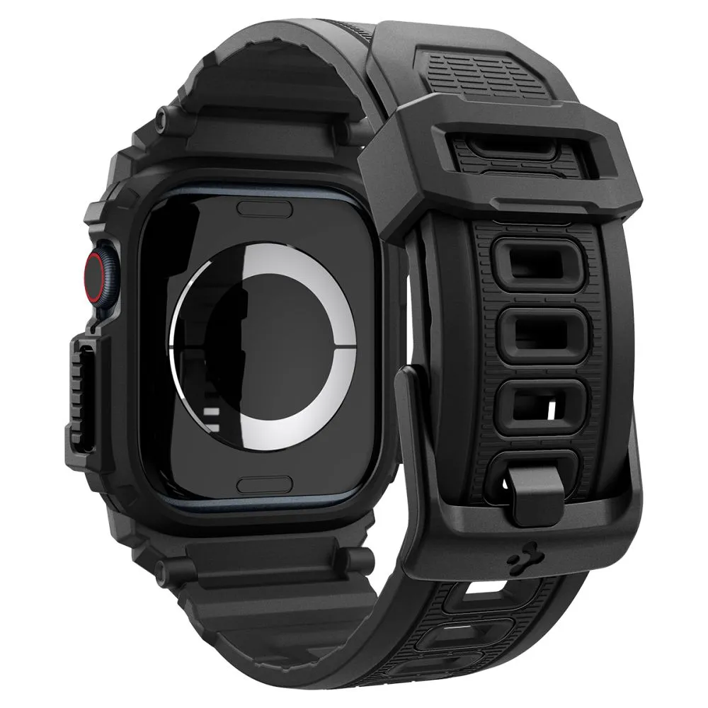 Apple Watch 10 dirželis Juoda SPIGEN RUGGED ARMOR ”PRO” (46 MM)