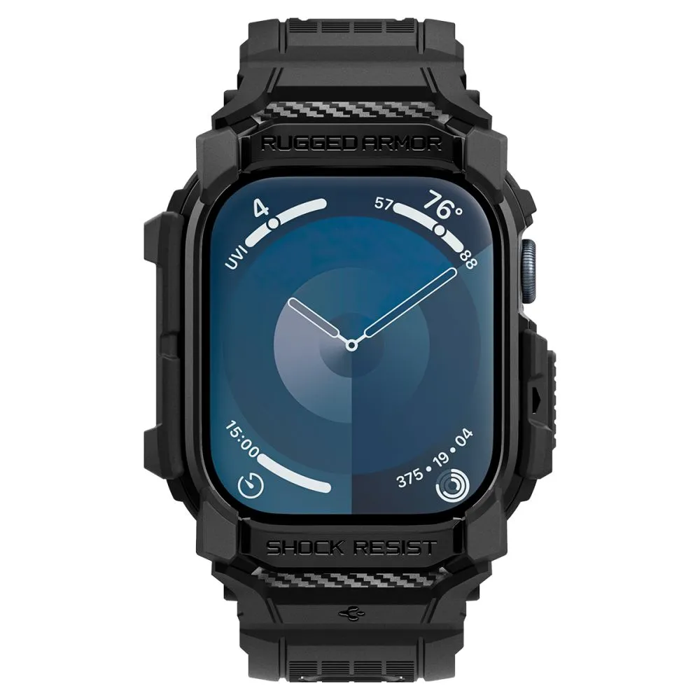 Apple Watch 10 dirželis Juoda SPIGEN RUGGED ARMOR ”PRO” (46 MM)