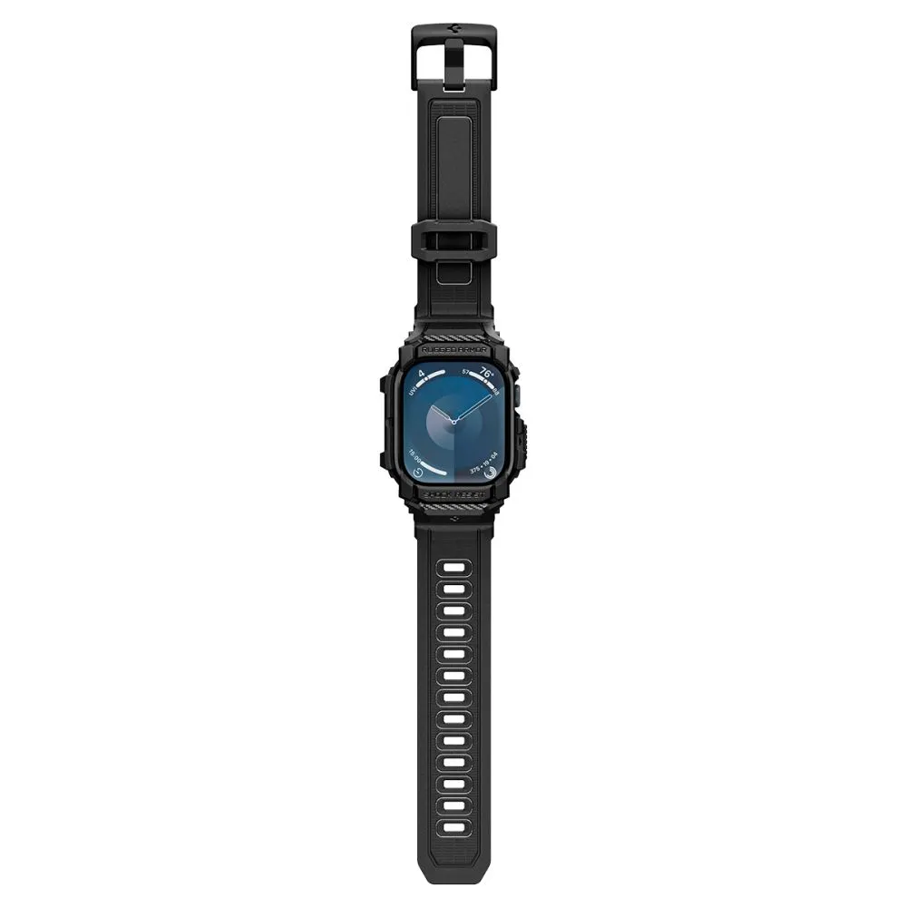 Apple Watch 10 dirželis Juoda SPIGEN RUGGED ARMOR ”PRO” (46 MM)