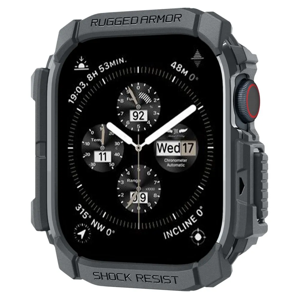 Apple Watch 10 dėklas pilkas SPIGEN RUGGED ARMOR (46 MM)