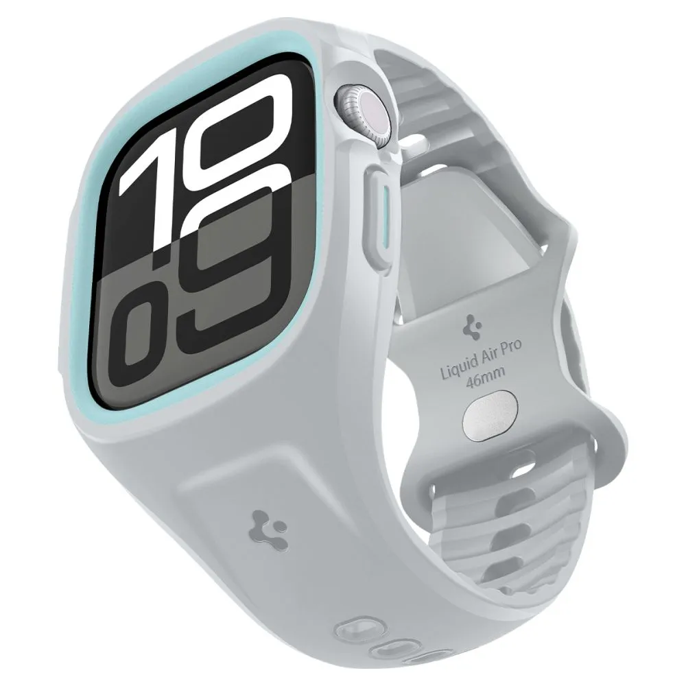 Apple Watch 10 ремень серый SPIGEN LIQUID AIR PRO (46 MM)
