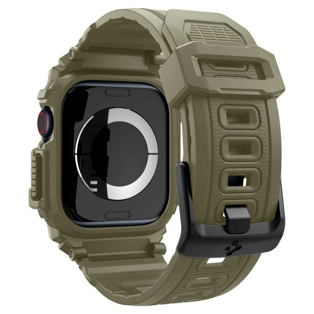 Apple Watch 10 dirželis žalia SPIGEN RUGGED ARMOR ”PRO” (46 MM)