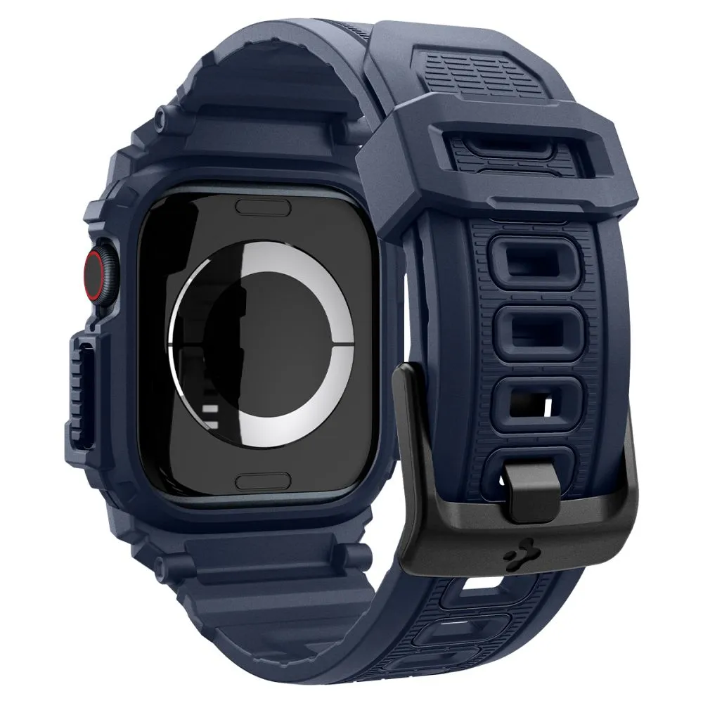 Apple Watch 10 dirželis mėlyna SPIGEN RUGGED ARMOR ”PRO” (46 MM)