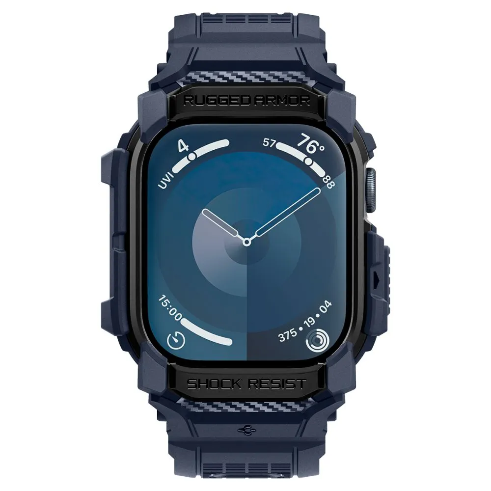 Apple Watch 10 dirželis mėlyna SPIGEN RUGGED ARMOR ”PRO” (46 MM)