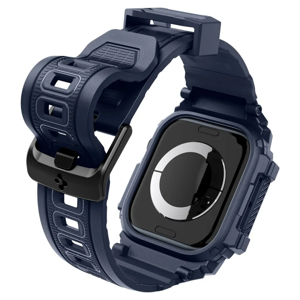 Apple Watch 10 dirželis mėlyna SPIGEN RUGGED ARMOR ”PRO” (46 MM)