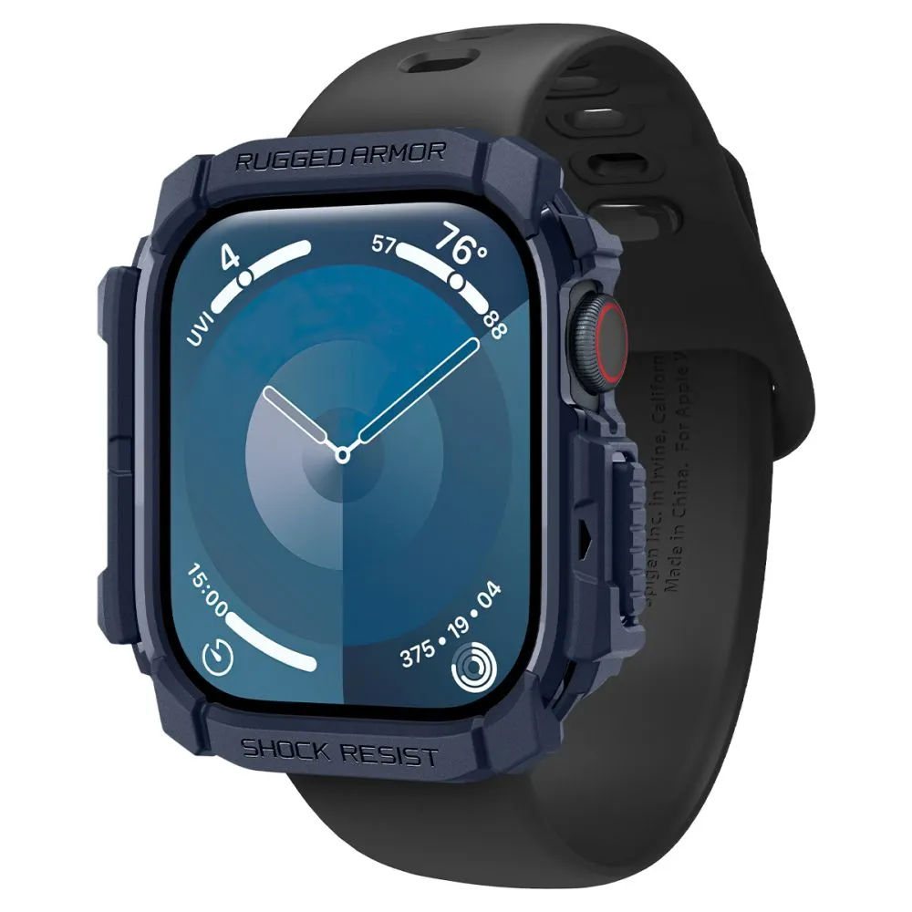 Apple Watch 10 dėklas mėlyna SPIGEN RUGGED ARMOR (46 MM)