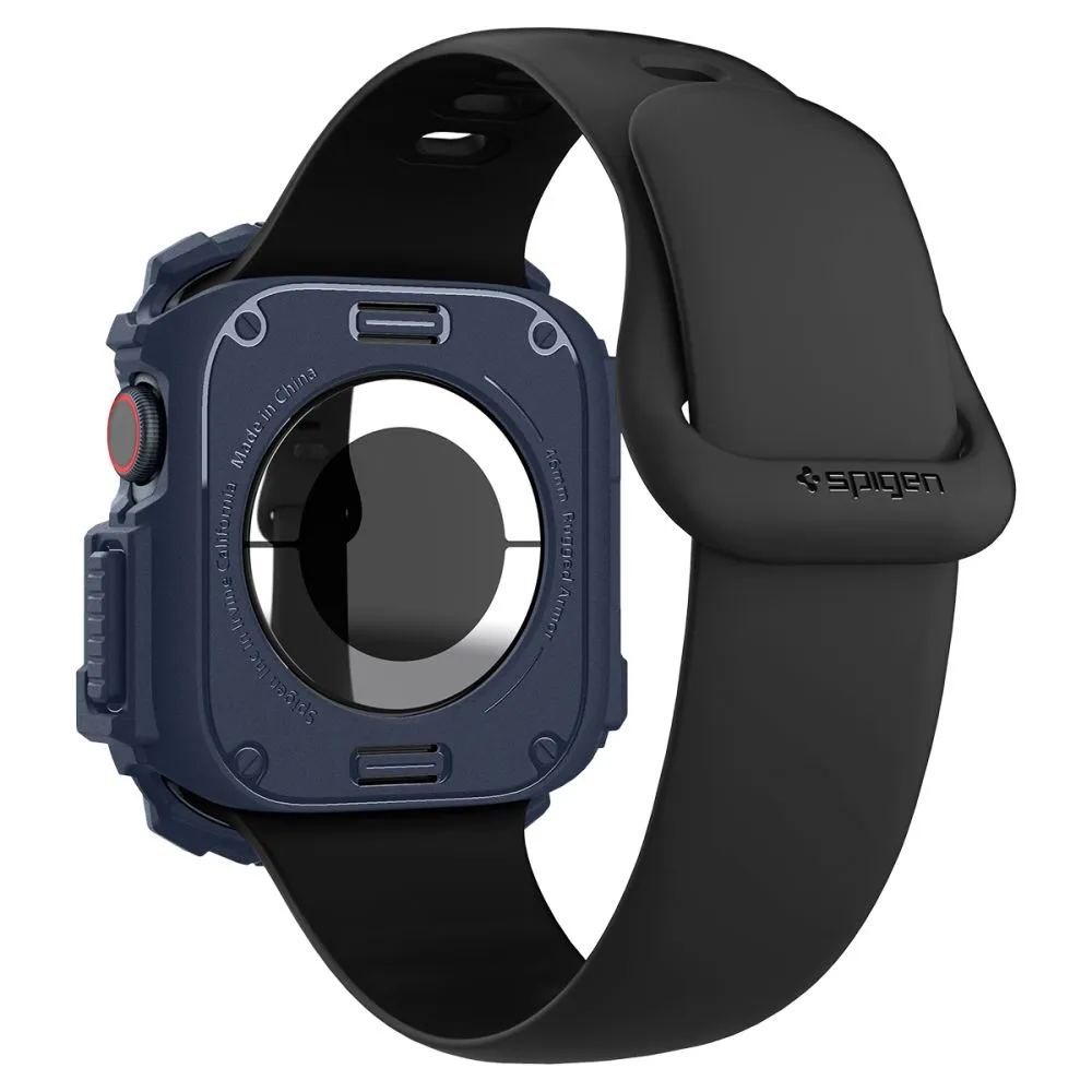 Apple Watch 10 dėklas mėlyna SPIGEN RUGGED ARMOR (46 MM)