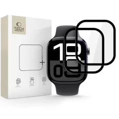 Apple Watch 10 kaitseklaas  TECH-PROTECT GLASS FLEX+ 2-PACK (46 MM)