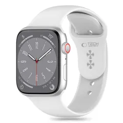 Apple Watch 10 dirželis baltas TECH-PROTECT SILICONE (42 MM)