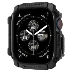 Apple Watch 10 dėklas Juoda SPIGEN RUGGED ARMOR (42 MM)