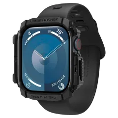 Apple Watch 10 dėklas Juoda SPIGEN RUGGED ARMOR (42 MM)