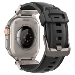 Apple Watch 10 dirželis Juoda SPIGEN DURAPRO ARMOR PU (46 MM)