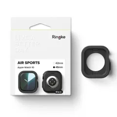 Apple Watch 10 dėklas Juoda RINGKE AIR (46 MM)