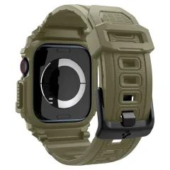 Apple Watch 10 dirželis žalia SPIGEN RUGGED ARMOR ”PRO” (46 MM)