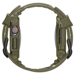 Apple Watch 10 dirželis žalia SPIGEN RUGGED ARMOR ”PRO” (46 MM)
