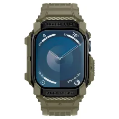 Apple Watch 10 dirželis žalia SPIGEN RUGGED ARMOR ”PRO” (46 MM)