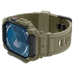 Apple Watch 10 dirželis žalia SPIGEN RUGGED ARMOR ”PRO” (46 MM)