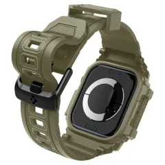 Apple Watch 10 dirželis žalia SPIGEN RUGGED ARMOR ”PRO” (46 MM)