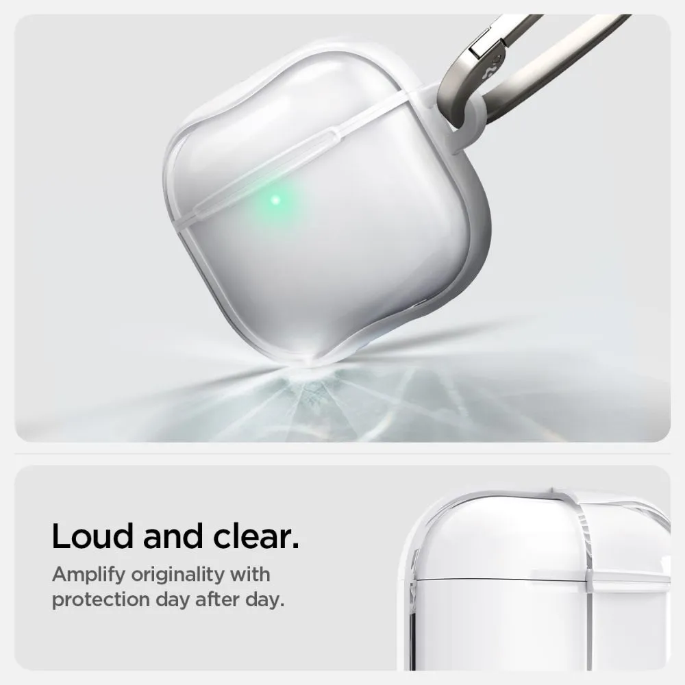 Apple AirPods 4 case white SPIGEN ULTRA HYBRID