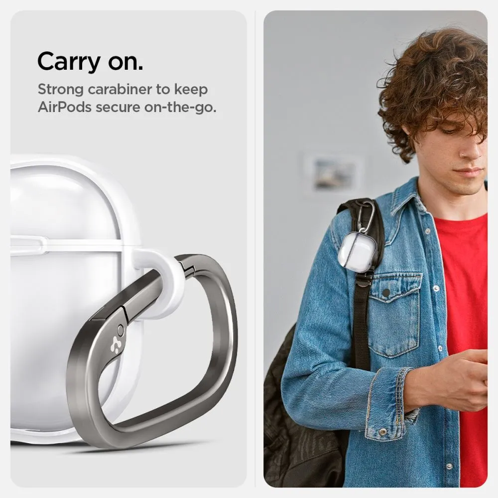 Apple AirPods 4 case white SPIGEN ULTRA HYBRID