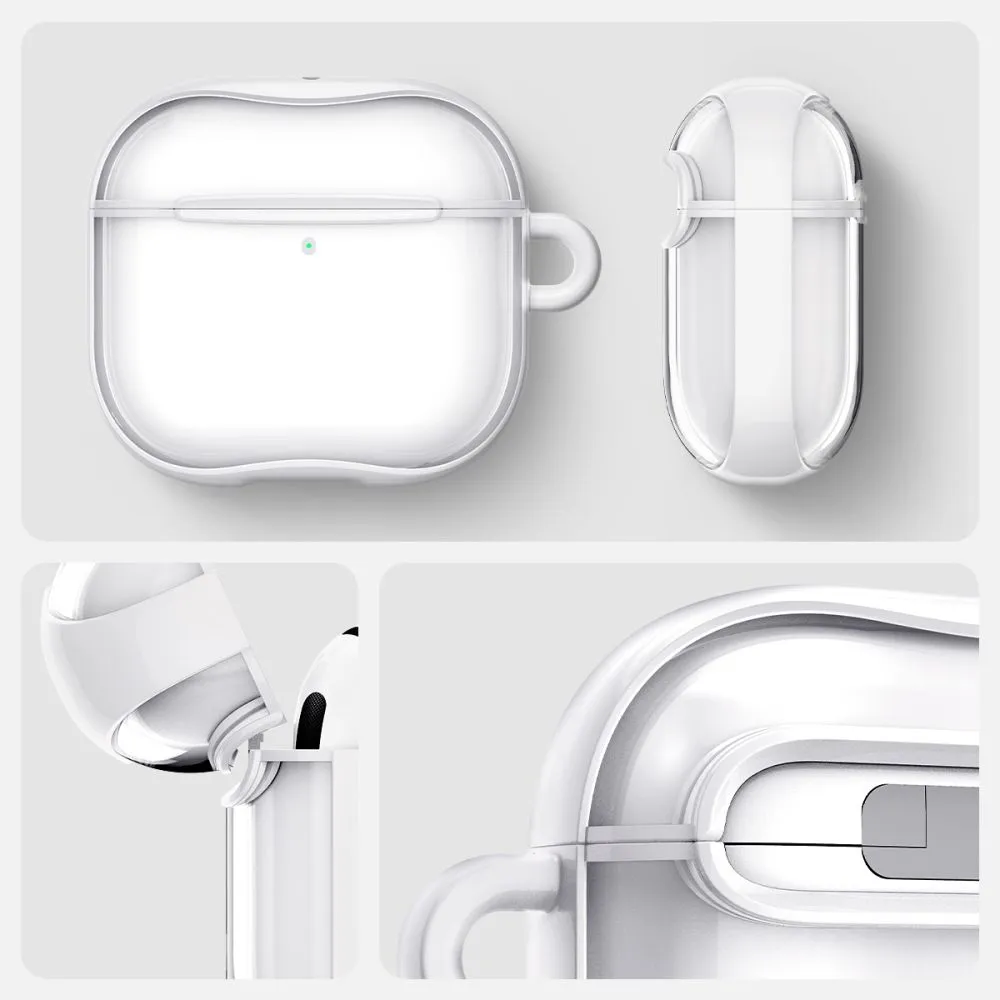 Apple AirPods 4 case white SPIGEN ULTRA HYBRID