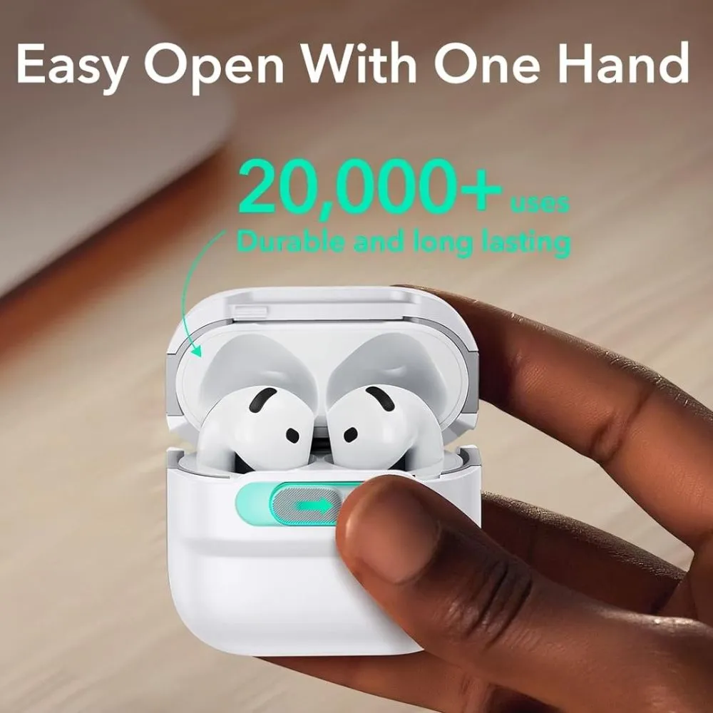 Apple AirPods 4 чехол белый ESR PULSE HALOLOCK MAGSAFE