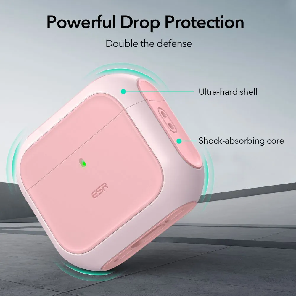Apple AirPods 4 skal, fodral rosa ESR ORBIT HALOLOCK MAGSAFE