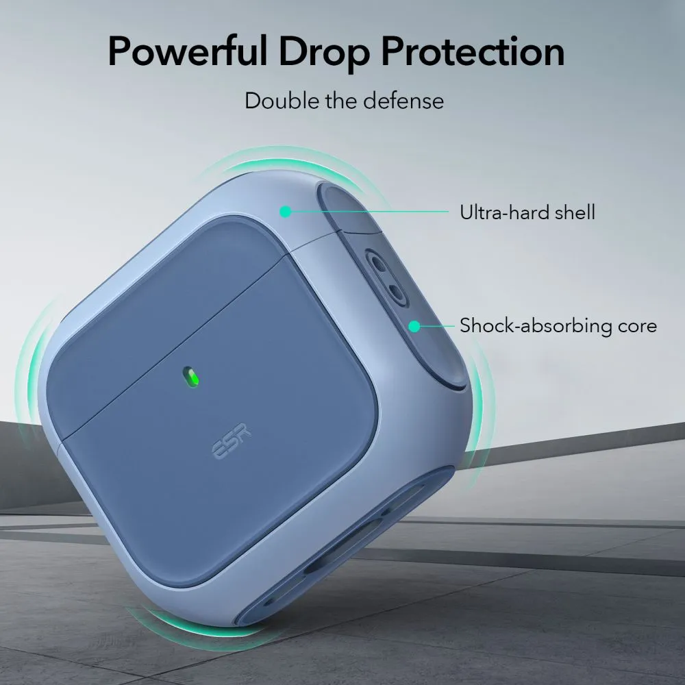 Apple AirPods 4 suojakuori, suojakotelo sininen ESR ORBIT HALOLOCK MAGSAFE
