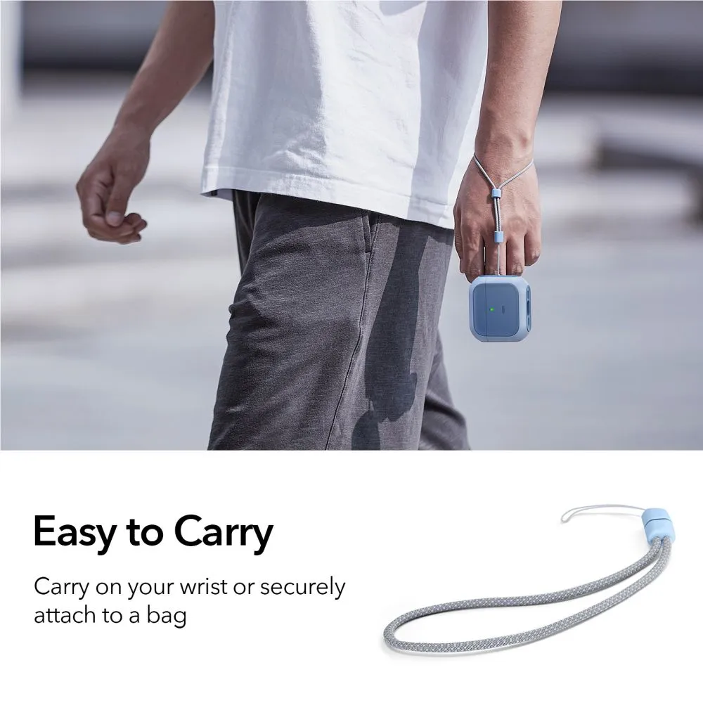 Apple AirPods 4 suojakuori, suojakotelo sininen ESR ORBIT HALOLOCK MAGSAFE